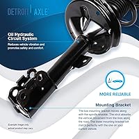 Vista 519 de Detroit Axle - Kit de suspensión delantera de 10 piezas para Chevy Aveo Aveo5 Pontiac G3 Wave 2 Ready Struts Assembly 2 Enlaces de barra