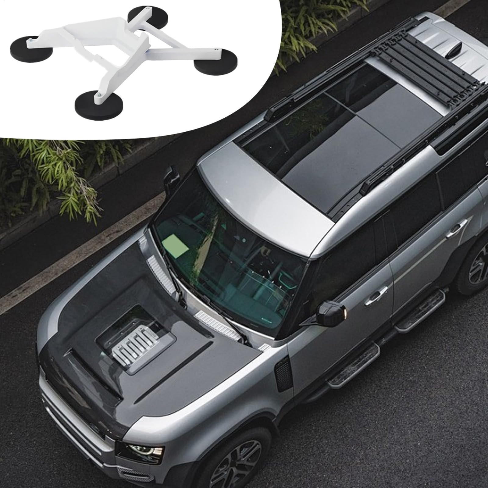 Soporte para Parabrisas Magnético Ajustable para Techo Solar | Soporte para GPS y Tabletas de Ventana de Coche para Portátil Vehículos Autocaravana Barcos Aviones SUV Viajes y Camping