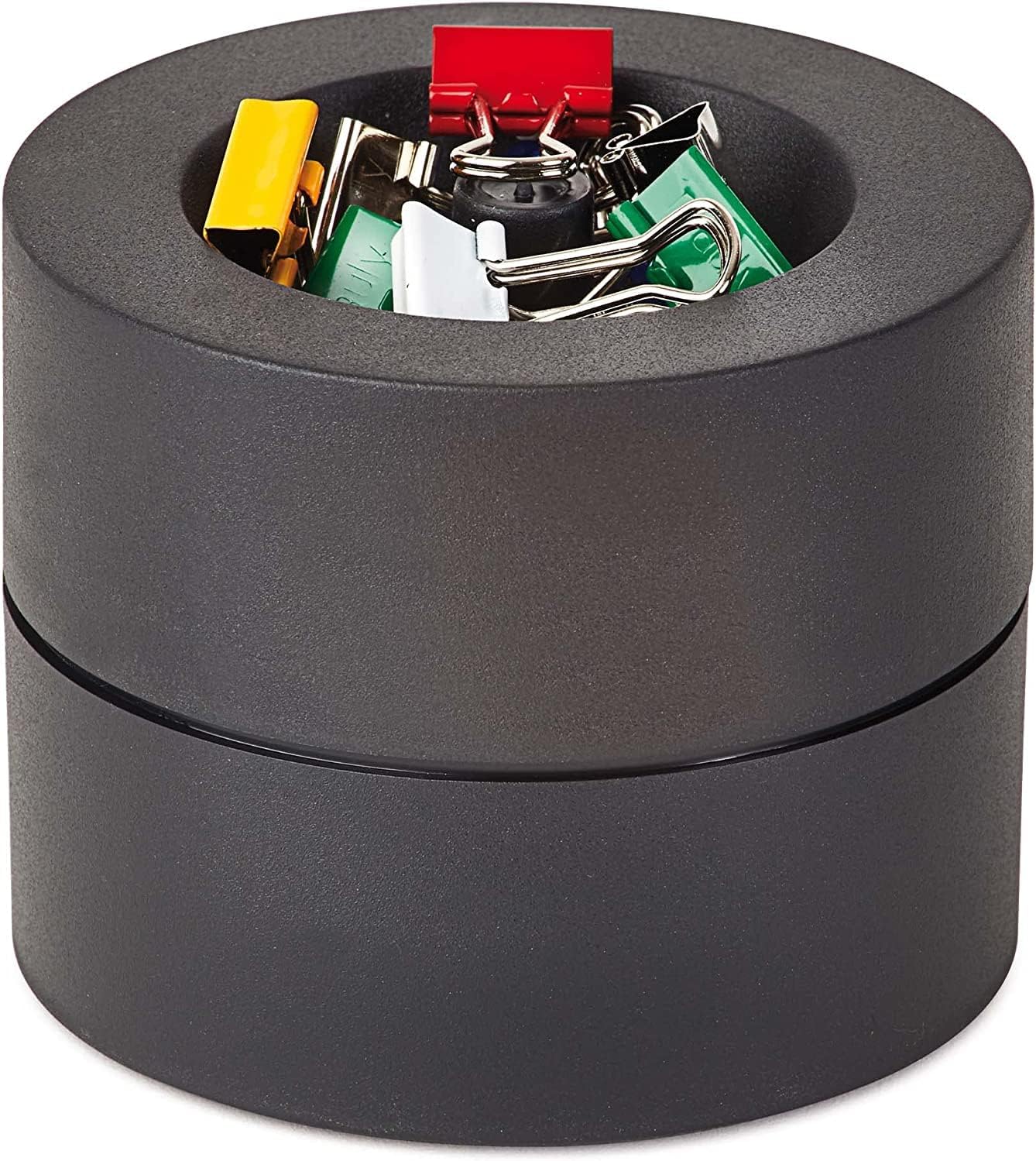 MAUL Mauly® Dispenser MAULpro Eco Sustainable Staple Dispenser for Storing Maulys Desk Organiser with 12 Clips Ideal for Desk and Office Organisation Black