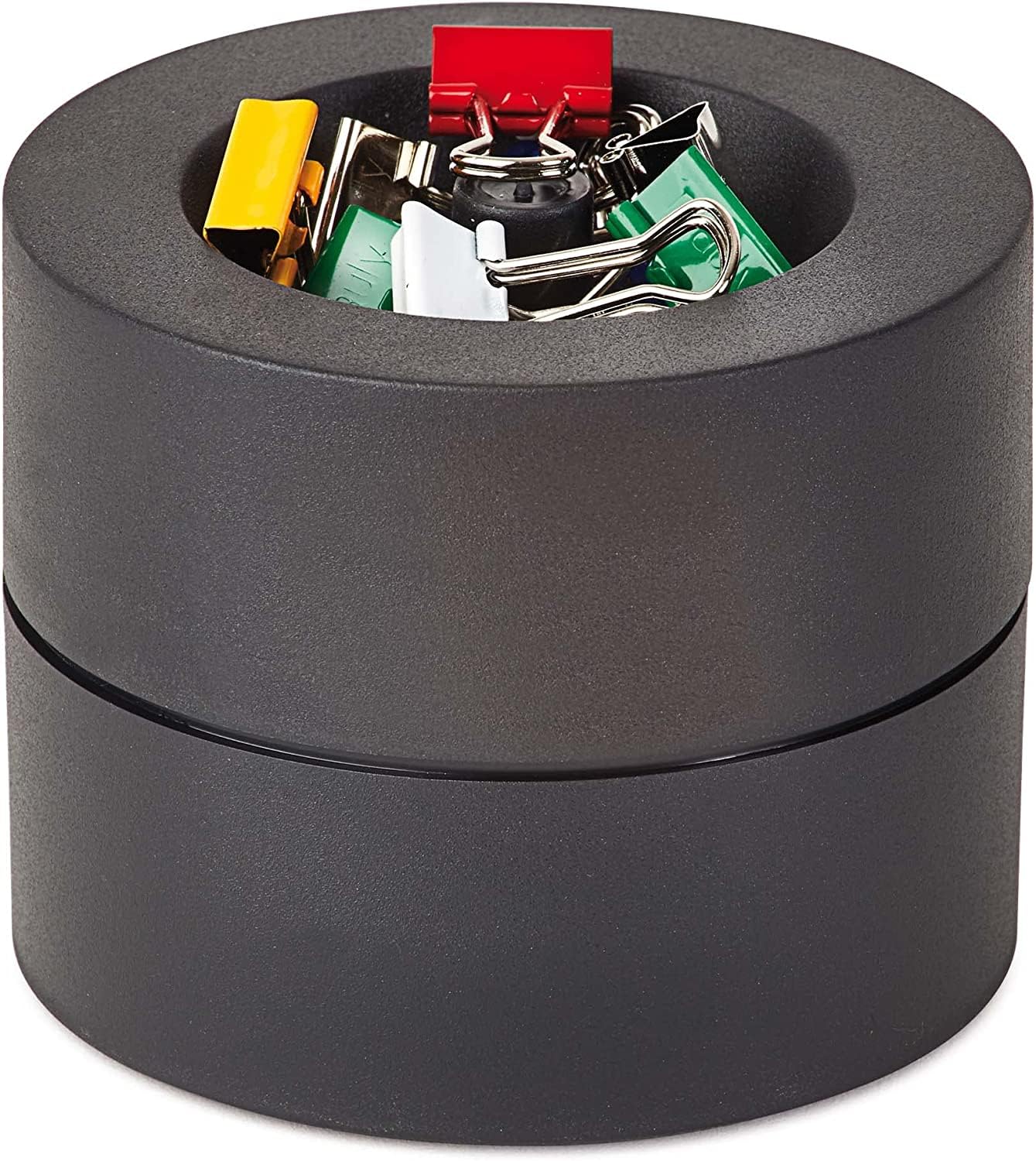 MAUL Mauly® Dispenser MAULpro Eco Sustainable Staple Dispenser for Storing Maulys Desk Organiser with 12 Clips Ideal for Desk and Office Organisation Black