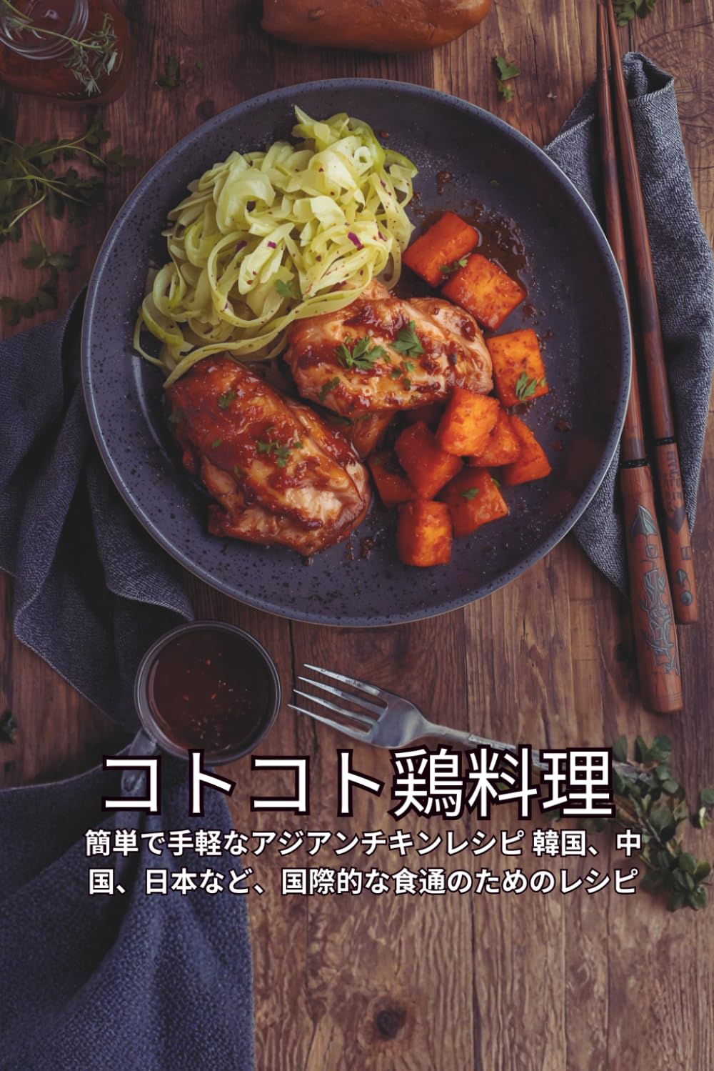 コトコト鶏料理: 簡単で手軽なアジアンチキンレシピ 韓国、中国、日本など、国際的な食通のためのレシピ