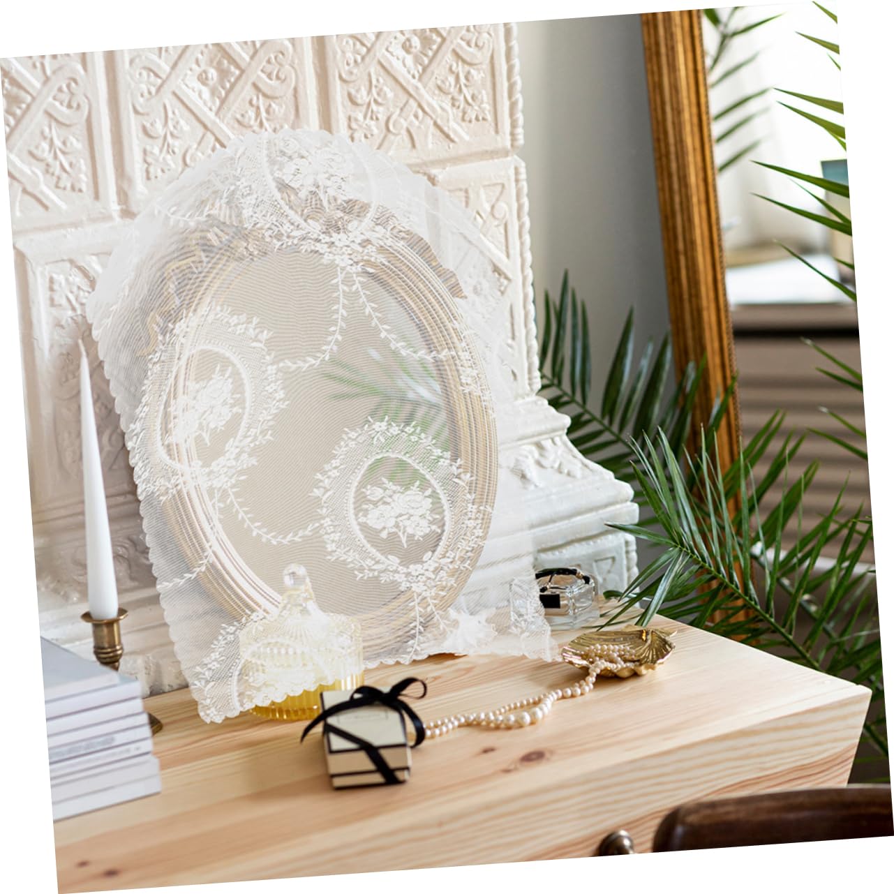 Amazon.com: GRIRIW 2pcs Dresser Scarf Lace Dresser Cloth Cover Decorative Tablecloth Square for Mirror Nightstand Recliner Chair European Style : Home & Kitchen Amazon.com: GRIRIW 2pcs Dresser Scarf Lace Dresser Cloth Cover Decorative Tablecloth Square for Mirror Nightstand Recliner Chair European Style : Home & Kitchen