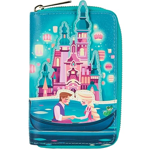 Loungefly Disney Tangled Princess Castle Zip Around Wallet