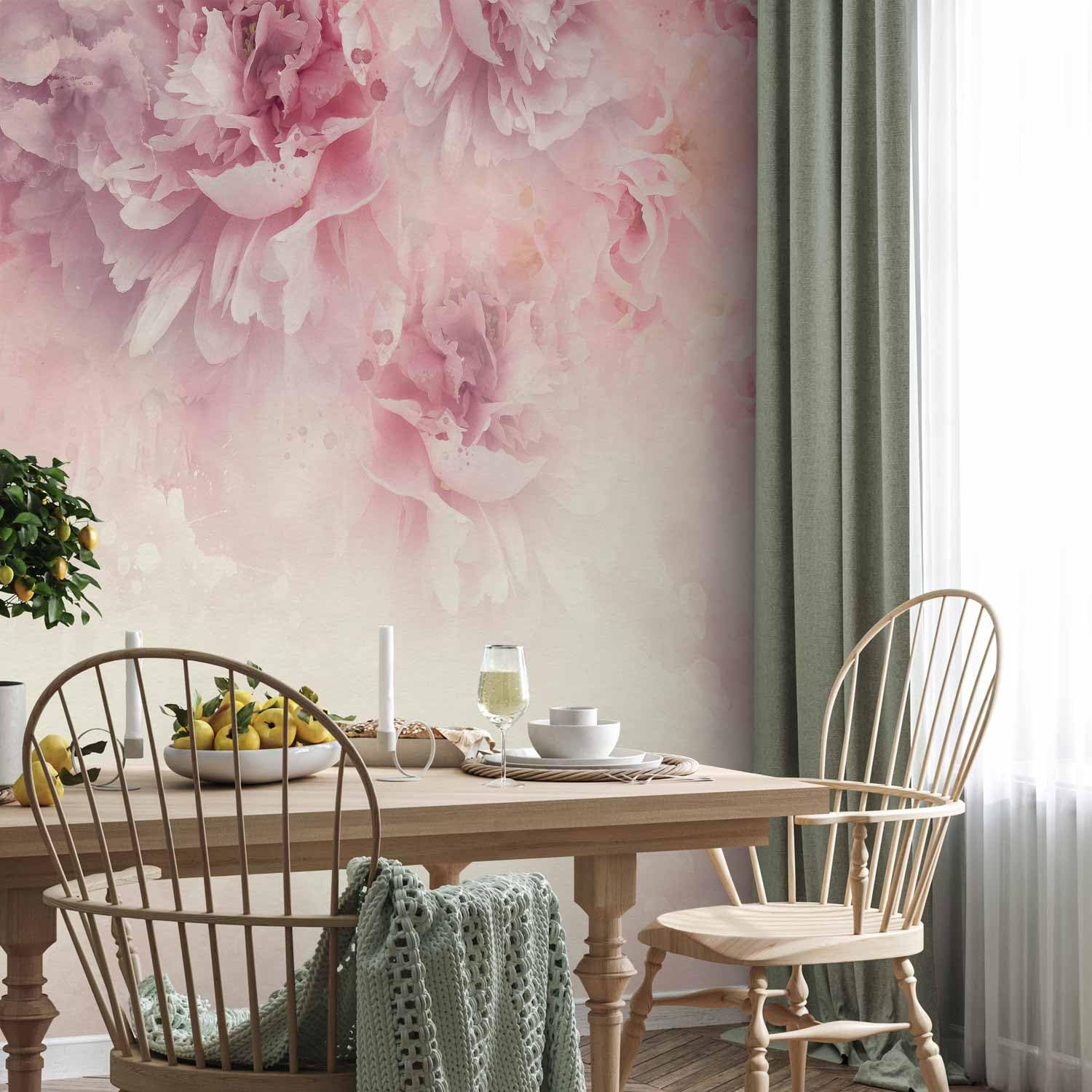 Carta Da Parati Fiori Murando 400x280cm TNT Rose Carta Da Parati Fiori  Beige - Fotomurale In TNT 400x280 Cm Con Rose Carta Da Parati Beige Rose, image size:1500x1500