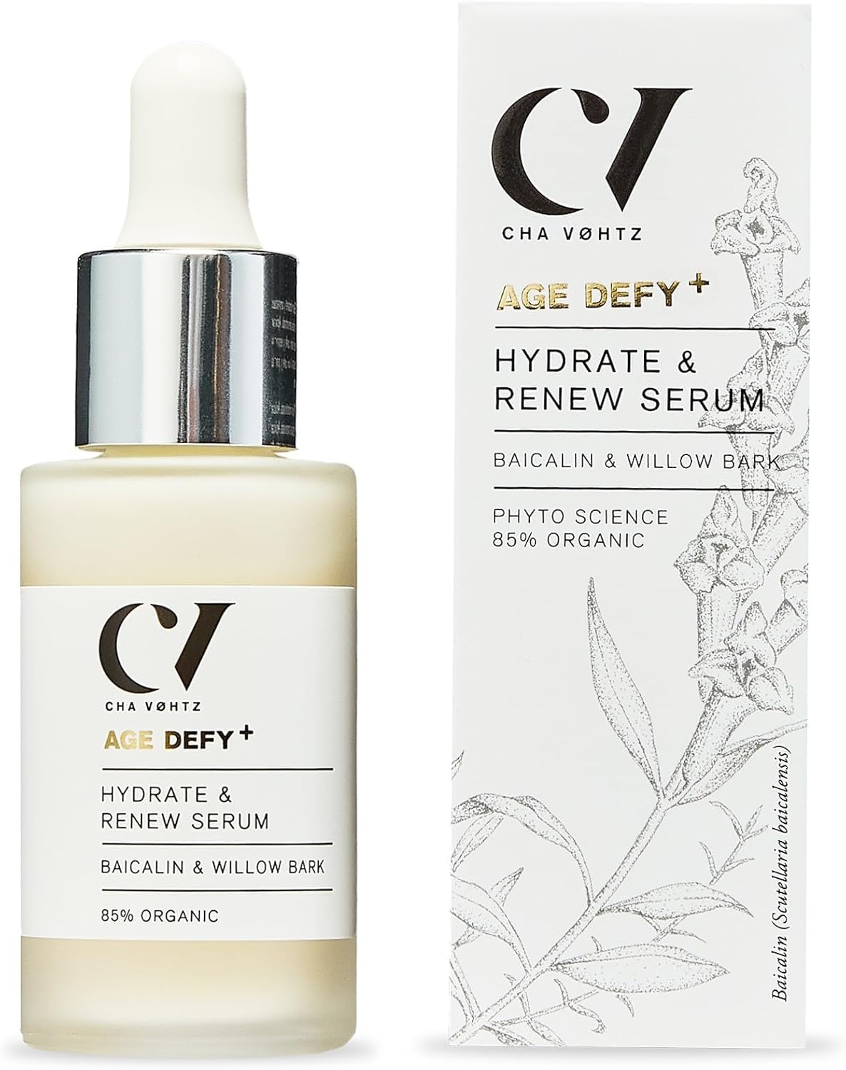 Green People Age Defy+ Sérum Hidratante y Renovador, 30ml | Adecuado para Piel Seca y Madura, Libre de Parabenos, Vegano, Sérum Facial Orgánico, Hidratante