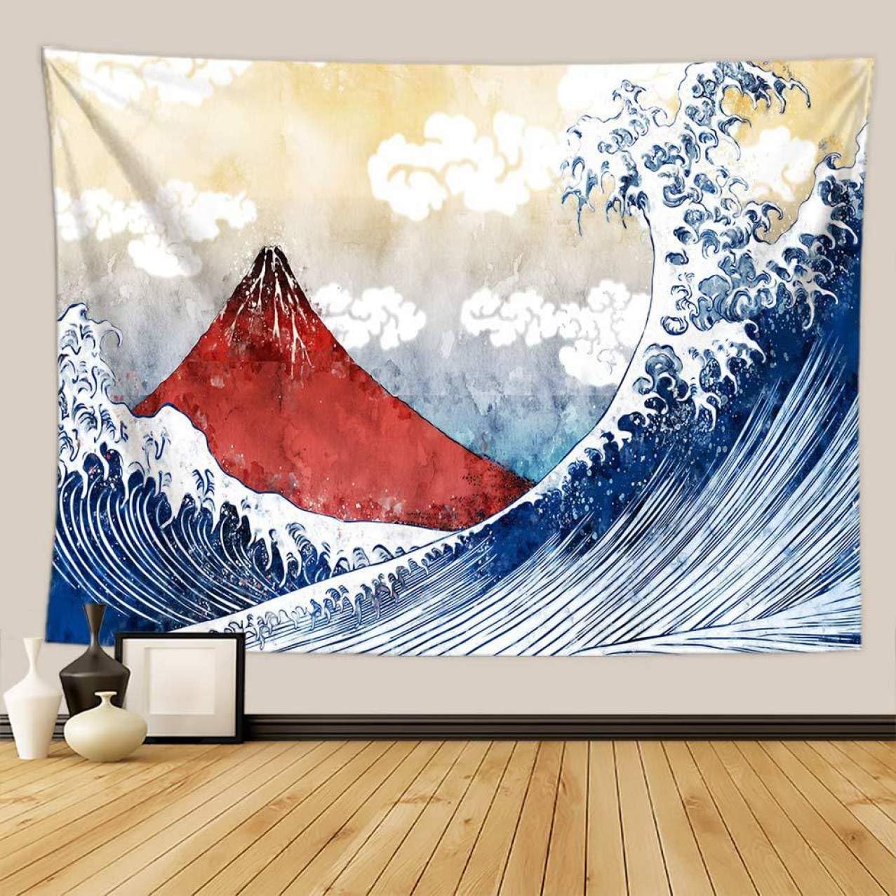 Amazon.co.jp: SGNYXH タペストリー 和風 壁掛け壁画 おしゃれ