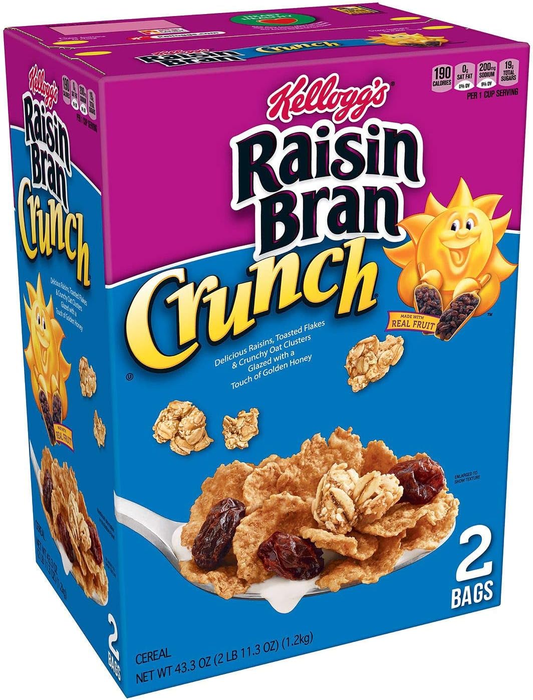 Kellogg's Raisin Bran Crunch - 42 oz.