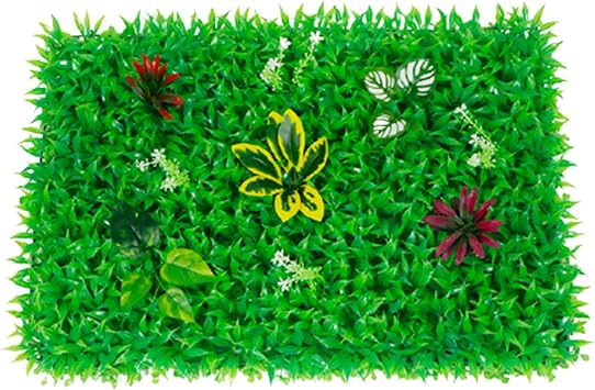 YZU Artificial Boxwood Panels Topiary Hedge Plant, Privacy Hedge Screen UV Protected Suitable for Outdoor, Indoor, Garden, Fence, Backyard and Decor 24" X 16",D,2PCS
