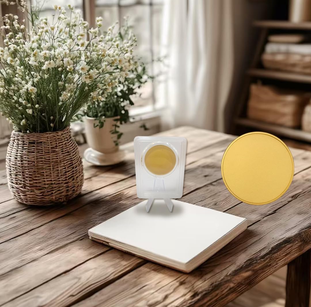 40 monete vuote in ottone per incisione, monete personalizzate da 4 cm, monete vuote per incisione laser fai da te, spazi vuoti per monete personalizzate con portachiavi e scatola espositiva