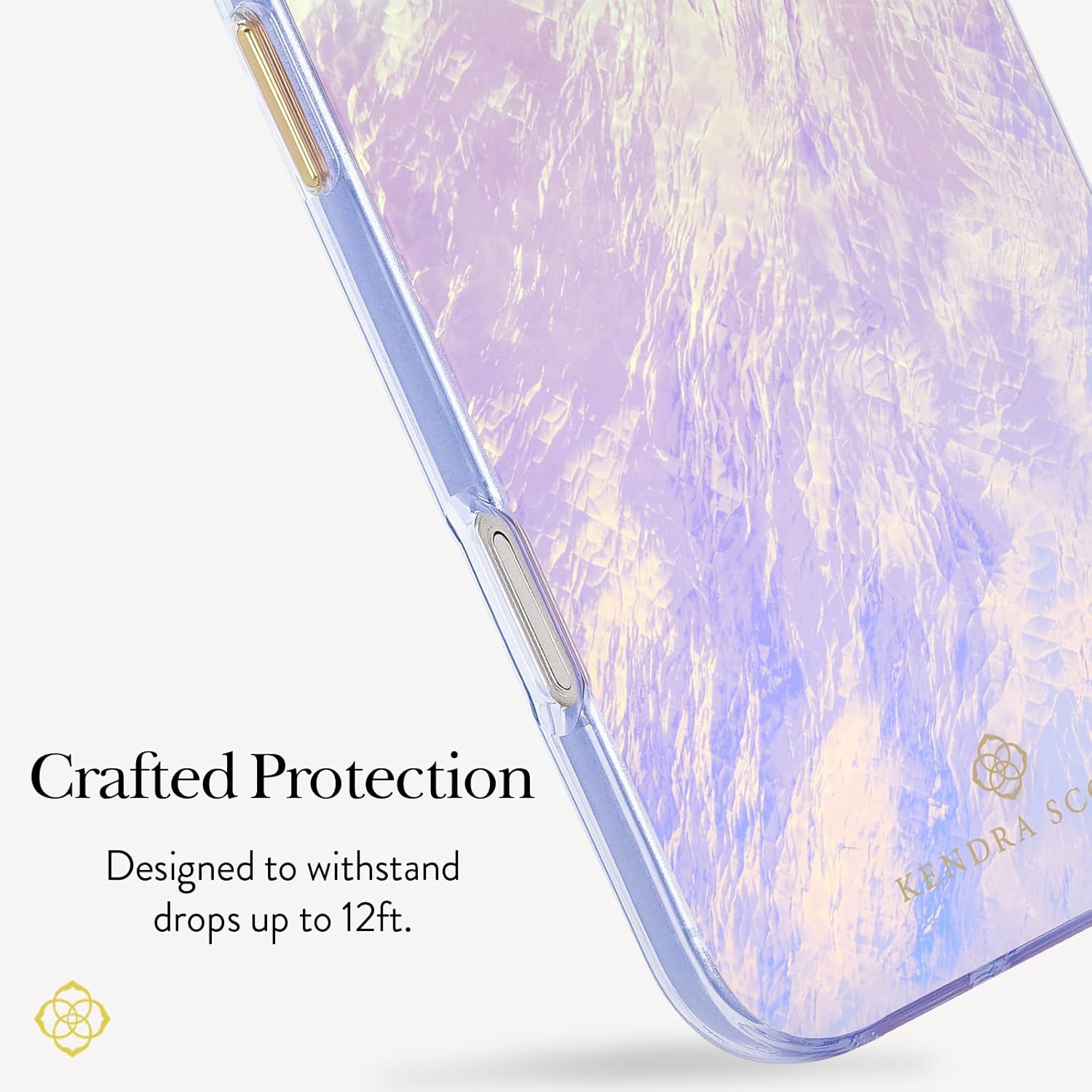 Kendra Scott iPhone 17 Pro Case - Compatible with MagSafe - Designer Phone Case - Blue Pearl