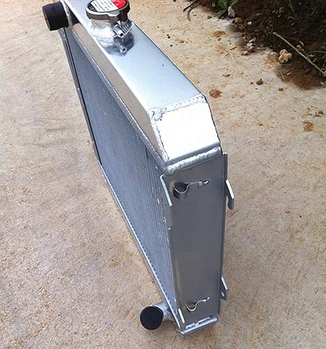 Miniatura 5 de Radiador de aluminio de 3 núcleos para NISSAN Datsun Stanza 620 L20B 1975-1979 1976 1977 1978 MT + ventilador