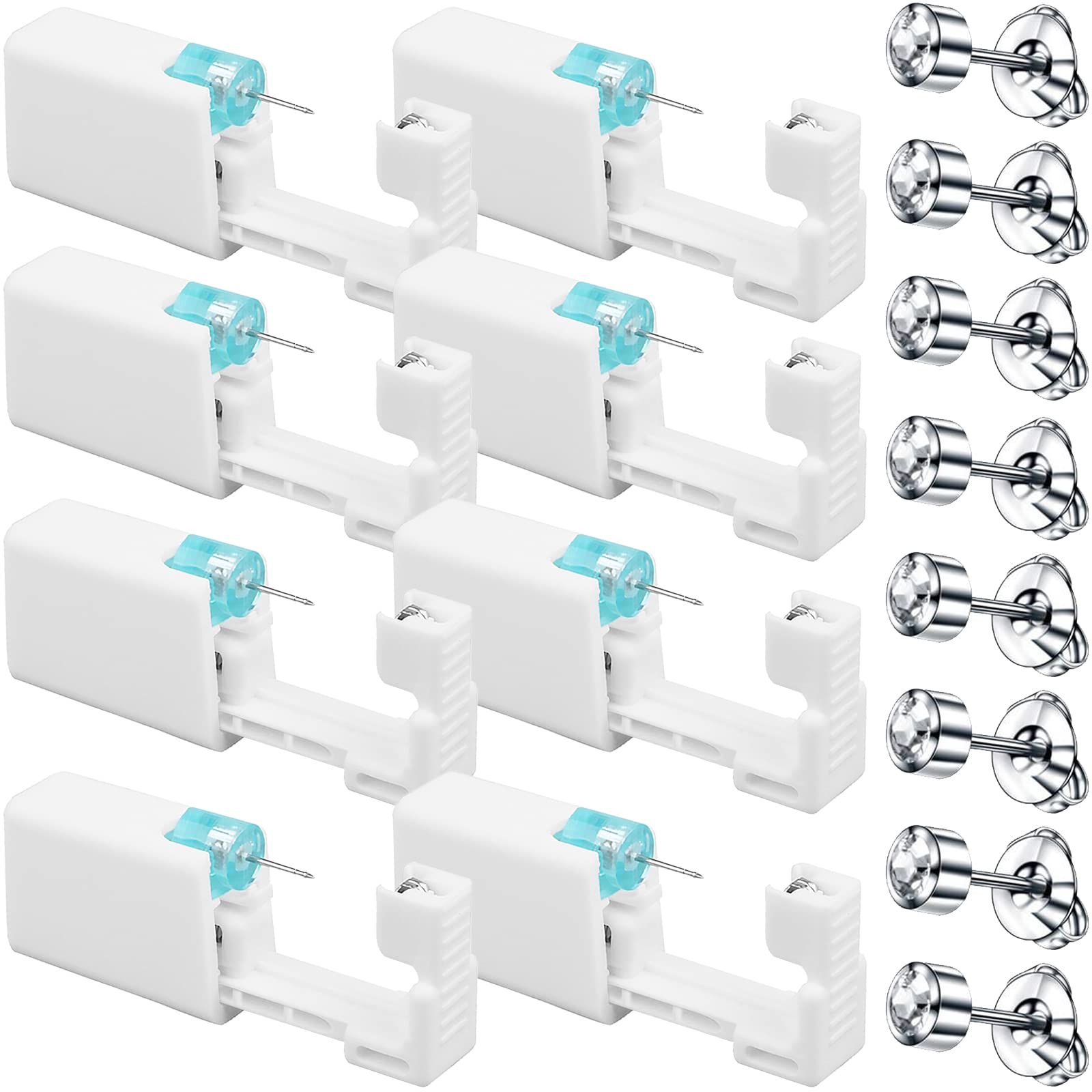 Buy 8-Set Ear Piercing Kits, Disposable Self Ear Piercing Kit Safety