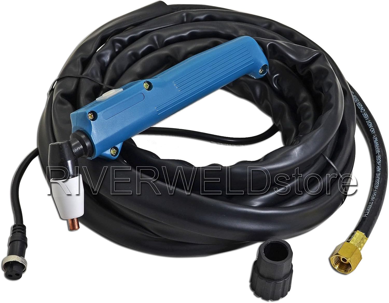 RIVERWELD PT-31 - Torcia Per Taglio Al Plasma LG-40 Con Elettrodo, Ugello E Anello Di Turbinio Inclusi - Foto 8