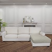 Vista 2 de Easy-Going Fundas de Sofá Seccional para Perros Funda de Sofá en Forma de L Funda de Sofá Reversible Funda de Chaise Lounge Protector de Muebles
