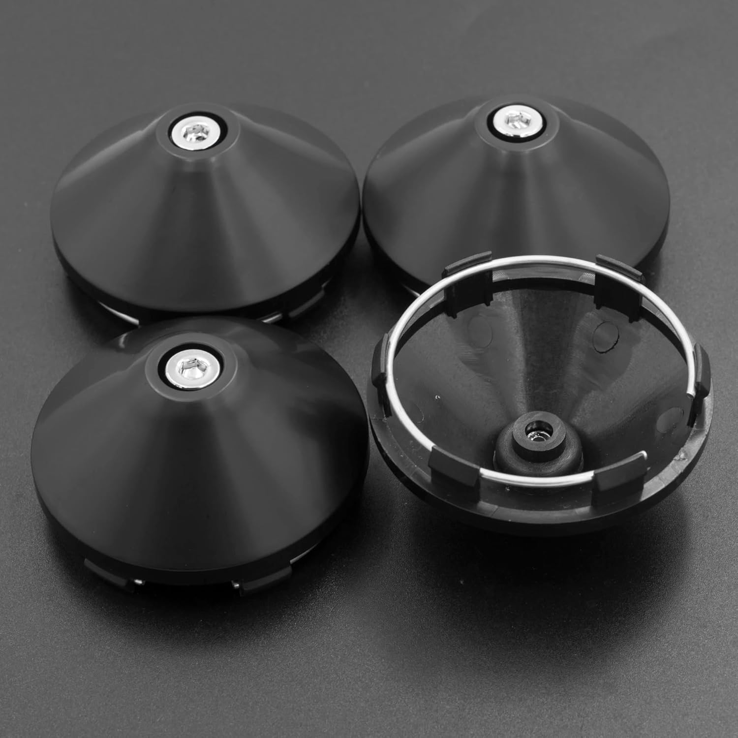 4PCS OD 66.5mm/2.62" ID 62mm/2.45" Center Cap Cover Wheel Hub Auto Replacement Parts Car Modification Accessories Decorations
