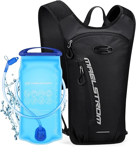 Miniatura 1 de Maelstrom Running Hydration Vest, Hiking Backpack with 2L Water Bladder for Cycling Rave for Men Women