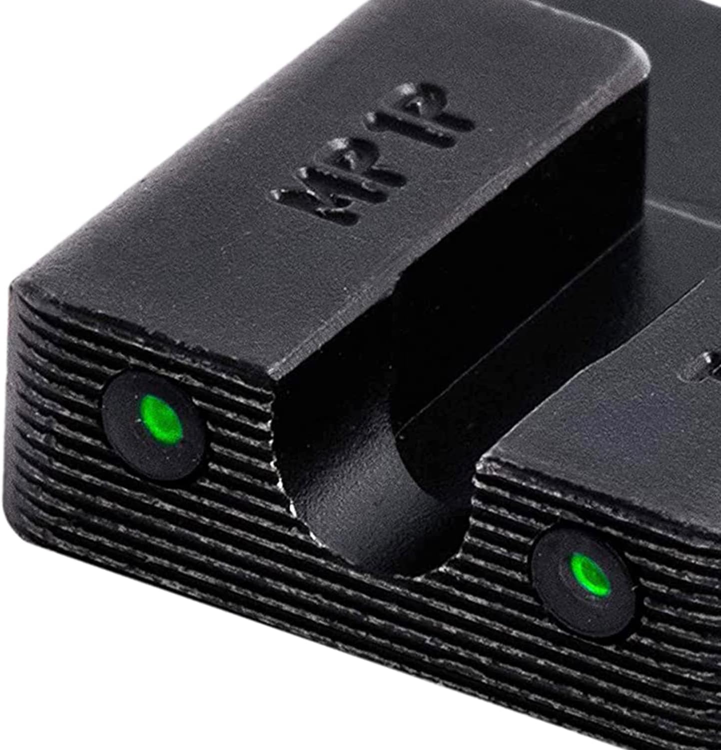 TRUGLO Tritium Pro Night Sights, Compatible with Smith & Wesson Handgun Models Glow-in-The-Dark Front & Rear Gun Sight Set with Focus Lock Front Ring