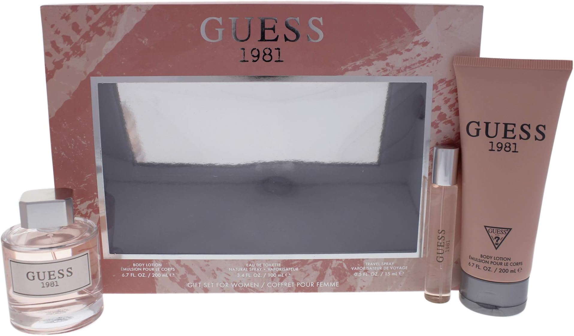 GUESS1981 Set (Eau de Toilette 100ml + Eau de Toilette 15ml + Body Lotion 200ml)