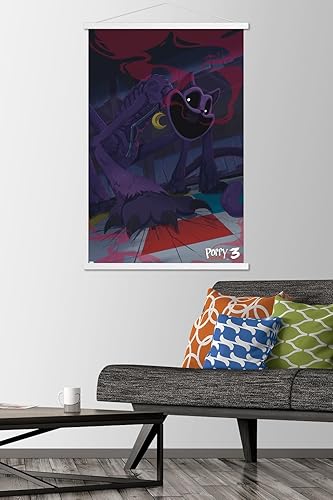 Miniatura 2 de Trends International Poppy Playtime Capítulo 3 - Póster de pared con marco magnético, 22.37 x 34.00 pulgadas, impresión premium y paquete de