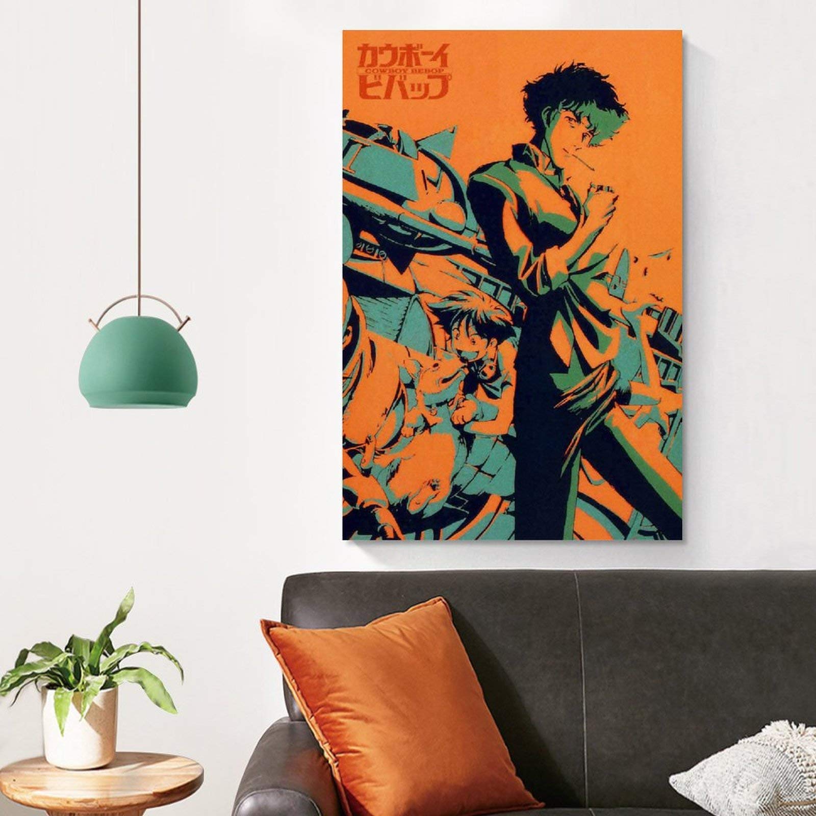 ZXCL Vintage Poster Toshihiro Kawamoto Cowboy Bebop Canvas Art
