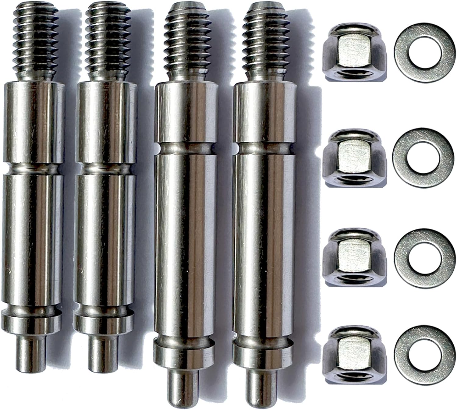 【UPGRADED】GOOSUROO W10359269 W10359270 Dryer Left and Right Side Shafts Kit，Dryer Roller Shaft has been reinforced