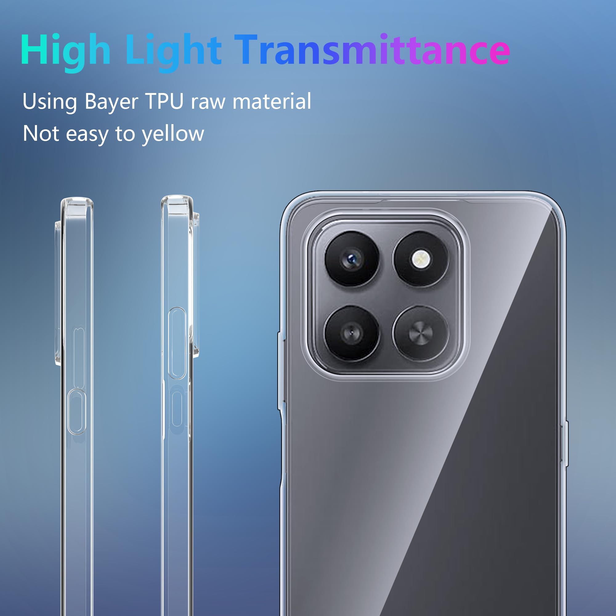 Custodia trasparente per telefono per Xiaomi Poco X4 Pro 5G 2201116PG custodia trasparente addensata in TPU per Xiaomi X 4 Cover antiurto antigraffio  202192403