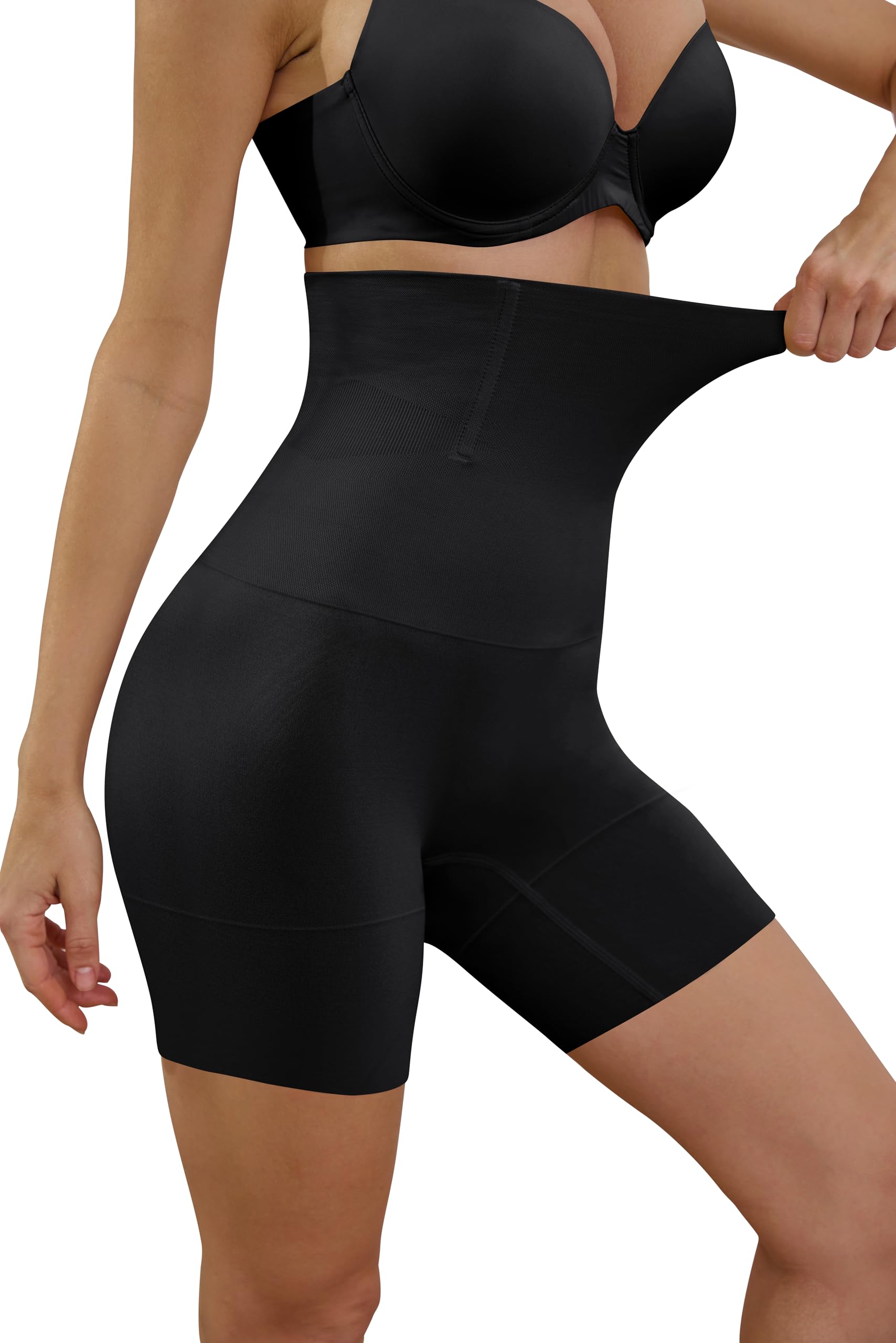 Guaina Contenitiva Donna Pancia Piatta,Pancera Contenitiva Donna a Gamba Lunga,Mutande Contenitive Modellanti – Intimo Push Up Post Parto,Tessuto Elastico e Traspirante