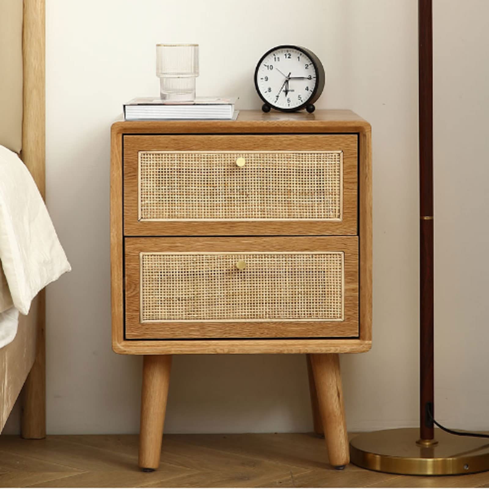 Amazon.co.jp: ナイトスタンドベッドサイドテーブル寝室の家具