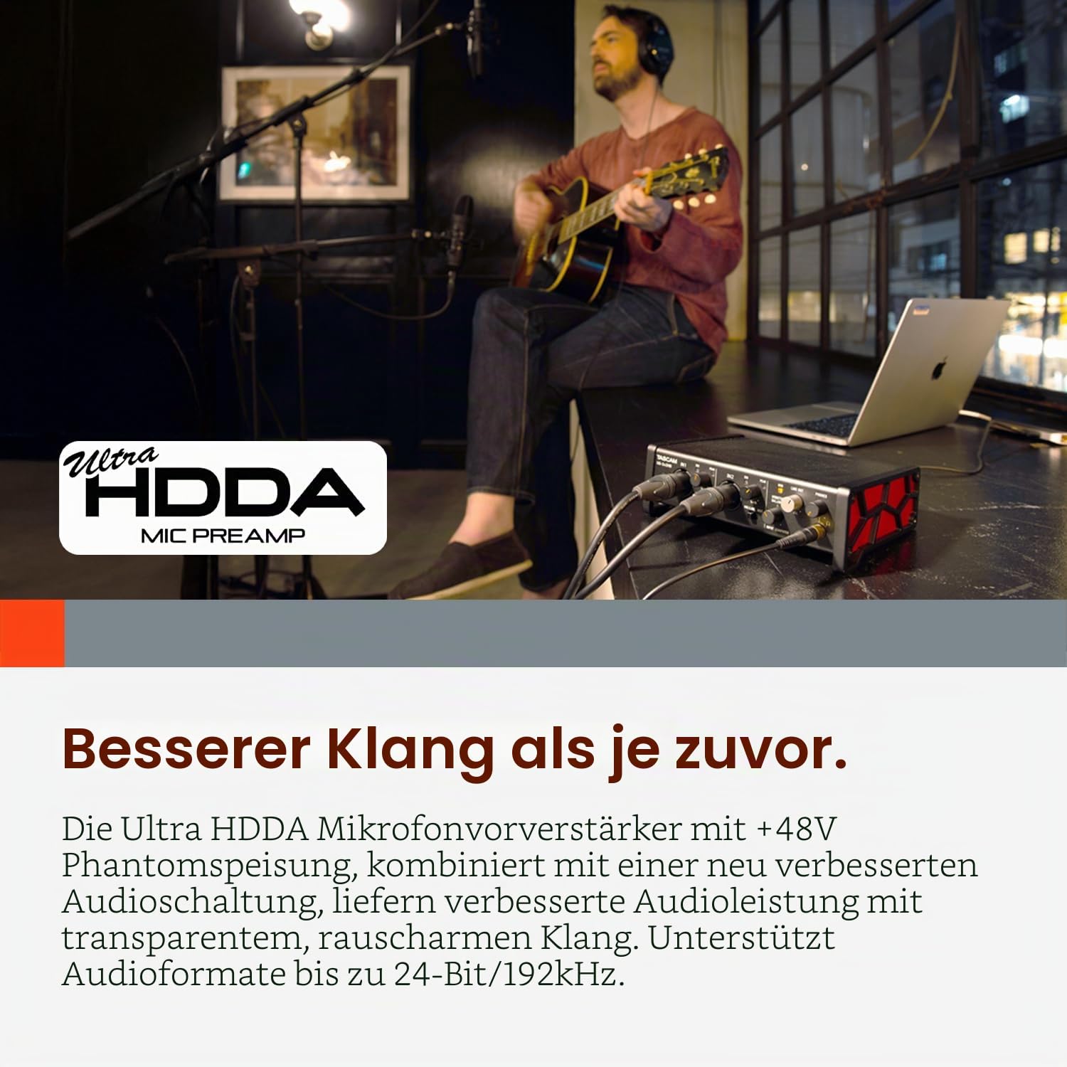 Tascam US-2X2HR USB-Audio-/MIDI-Interface (2 Eingänge, 2 Ausgänge)