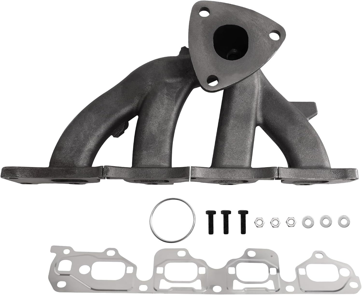 Exhaust Manifold Kit Includes Required Gaskets and Hardware Compatible with Captiva Sport 2011-2012, Equinox 2010-2012 & Terrain 2010-2012 [2.4L] Reference OE number:674940 12609823