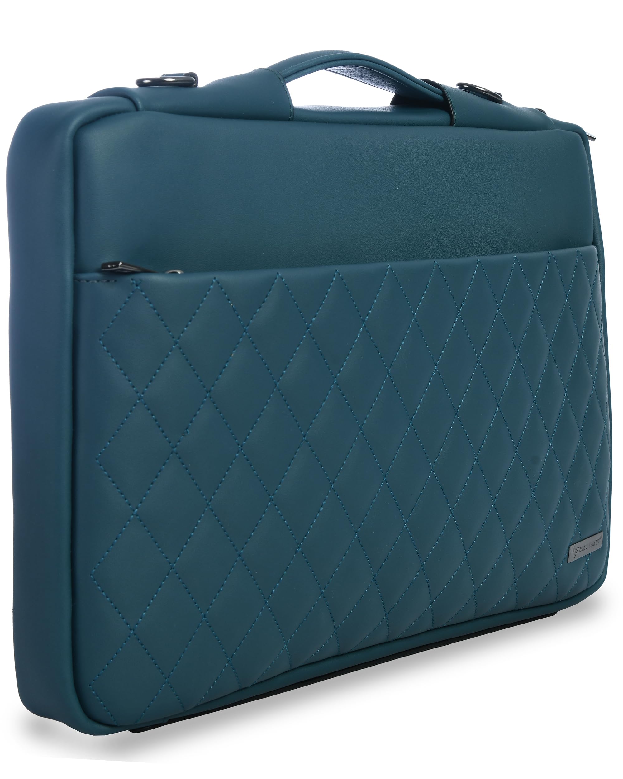 Vaku Luxos® Criss Cross Series 13"|16 Inch Laptop Bag Leather Collection Messenger Organizer Shoulder Sling Office Bag for Men & Women With Adjustable Strap for Laptop and MacBook
