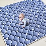 Baby Play Mat 79 X 63, Premium Thicken Foam One-Piece Crawling Mat, Extra Large Non-Slip Cushioned Activity Playmats for Babies, Toddlers, Infants, Play & Tummy Time