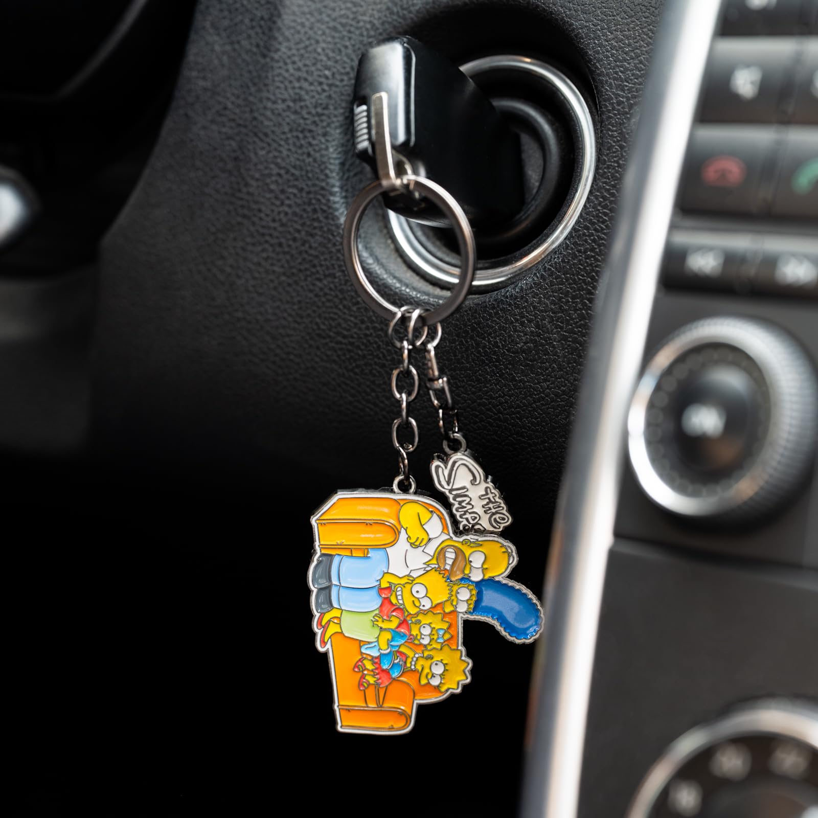 Grupo Erik Llavero Los Simpsons - Llaveros originales casa : Portallaves niños o Llavero Coche| Simpsons Regalo