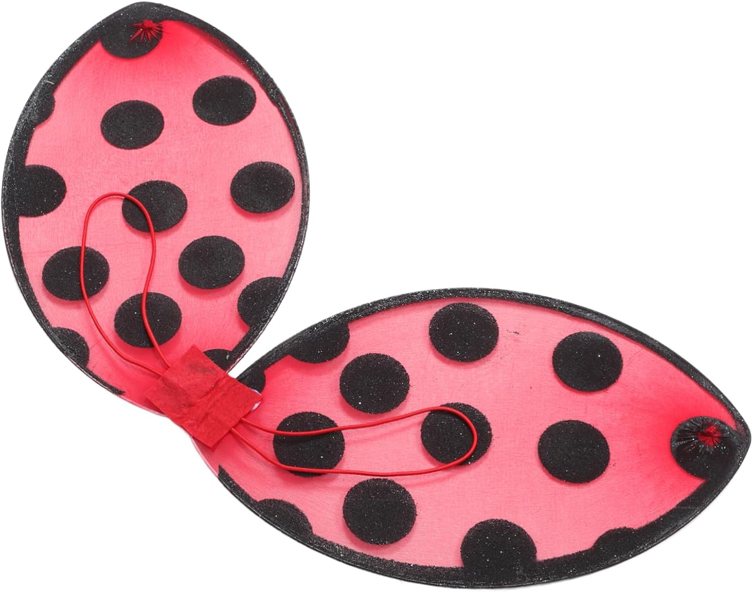 TOYANDONA Foldable Ladybug Wings for Bright Prop for Costume Parties and Stage Shows Lightweight and Portable Cosplay Accessory to Boost Confidence and Enhance Acting Skills Random Color