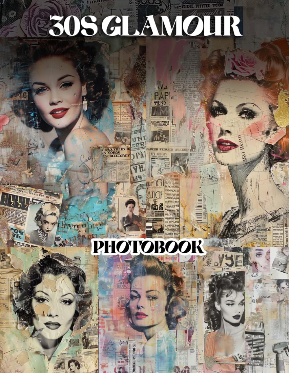 30s Glamour Photo Book: Chic Art Photography Collection Featuring Elegant Fashion And Glamorous Vintage Style Moments