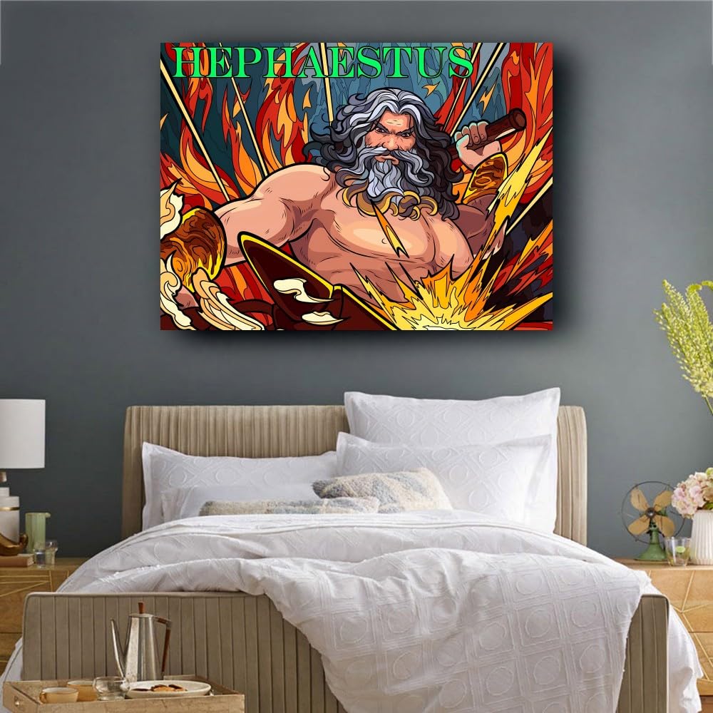 Amazon.com: Stantini Hephaestus Greek Mythology Posters Art Room