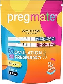 PREGMATE 50 Ovulation and 20 Pregnancy Test Strips Predictor