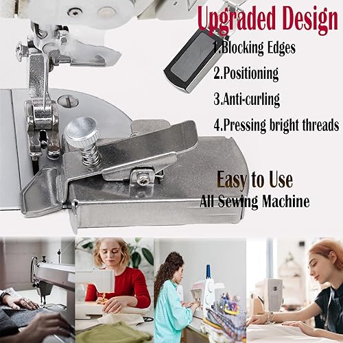 Miniatura 3 de Guía de costura magnética para máquina de coser, guía de costura magnética con clip, suministros de costura, herramienta de calibre fijo para