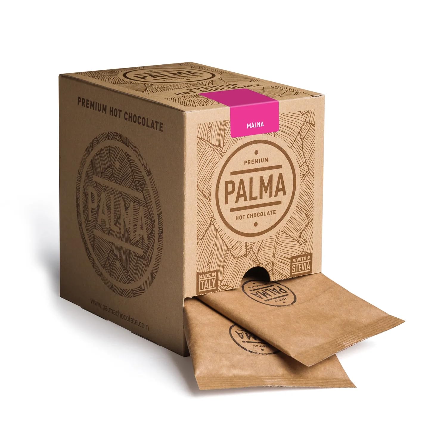 PALMA Italian Hot Chocolate Sachets - Raspberry | 500g (20 Servings)