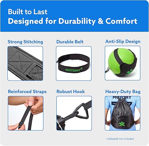 Miniatura 4 de Equipo de entrenamiento de voleibol Ayuda 'Voleipal' - Equipo de voleibol solo para practicar servir, pinchar, establecer y pasar; Equipo