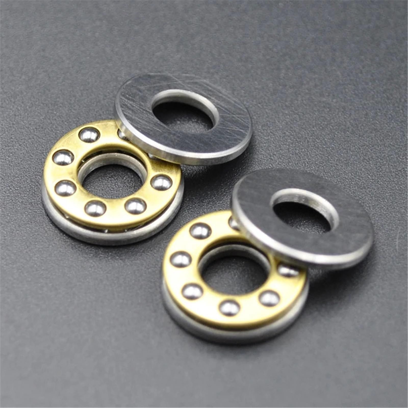 Cojinete de empuje F6-14M f6 14m Cojinete en miniatura de 6 x 14 x 5 mm Diámetro interior de 6 mm Cojinetes de bolas axiales pequeños(10Pcs)