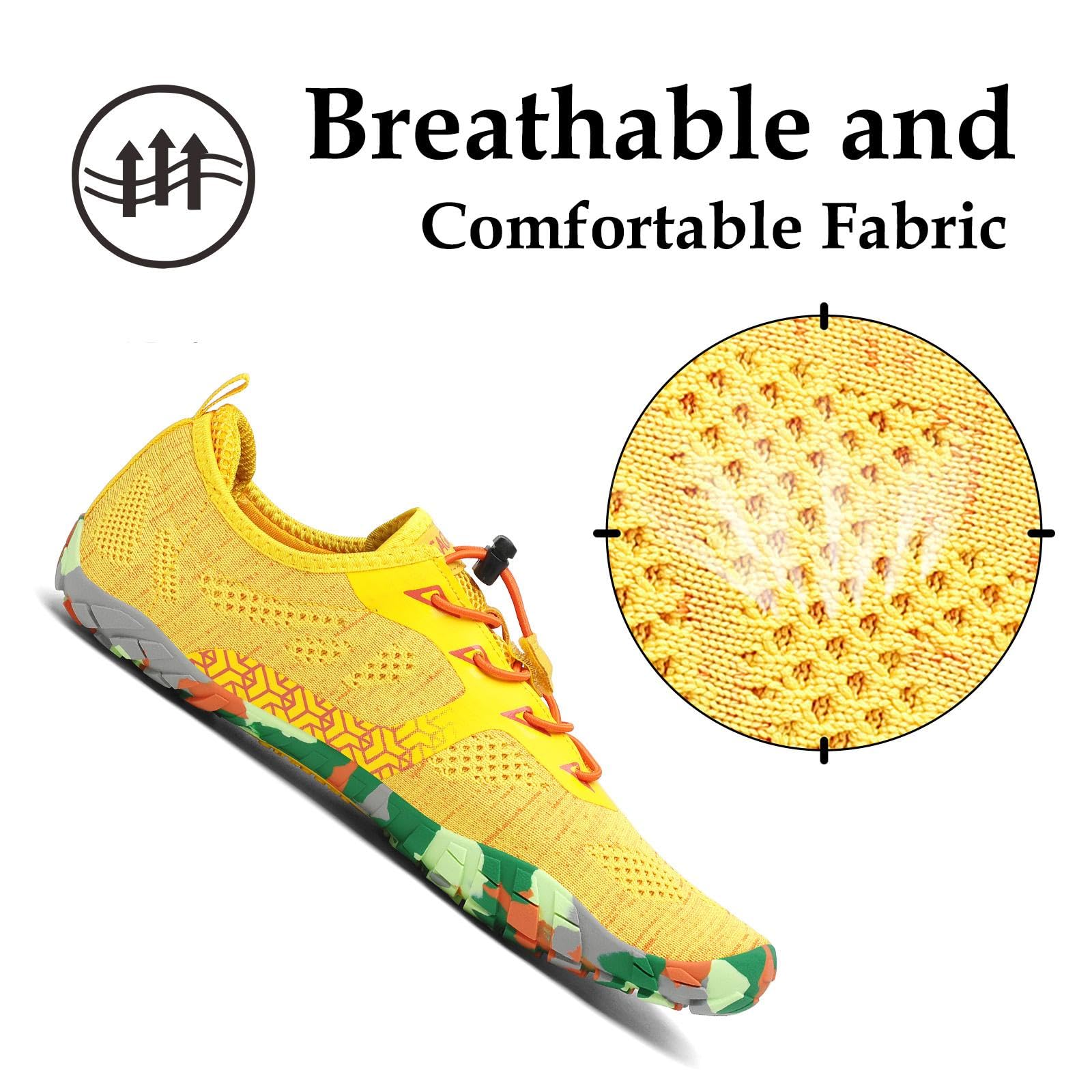 SAGUARO Scarpe Barefoot Minimaliste Uomo Donna - Scarpe Scogli Leggere Traspiranti Antiscivolo - con Padelle Larghe e Zero Gocce