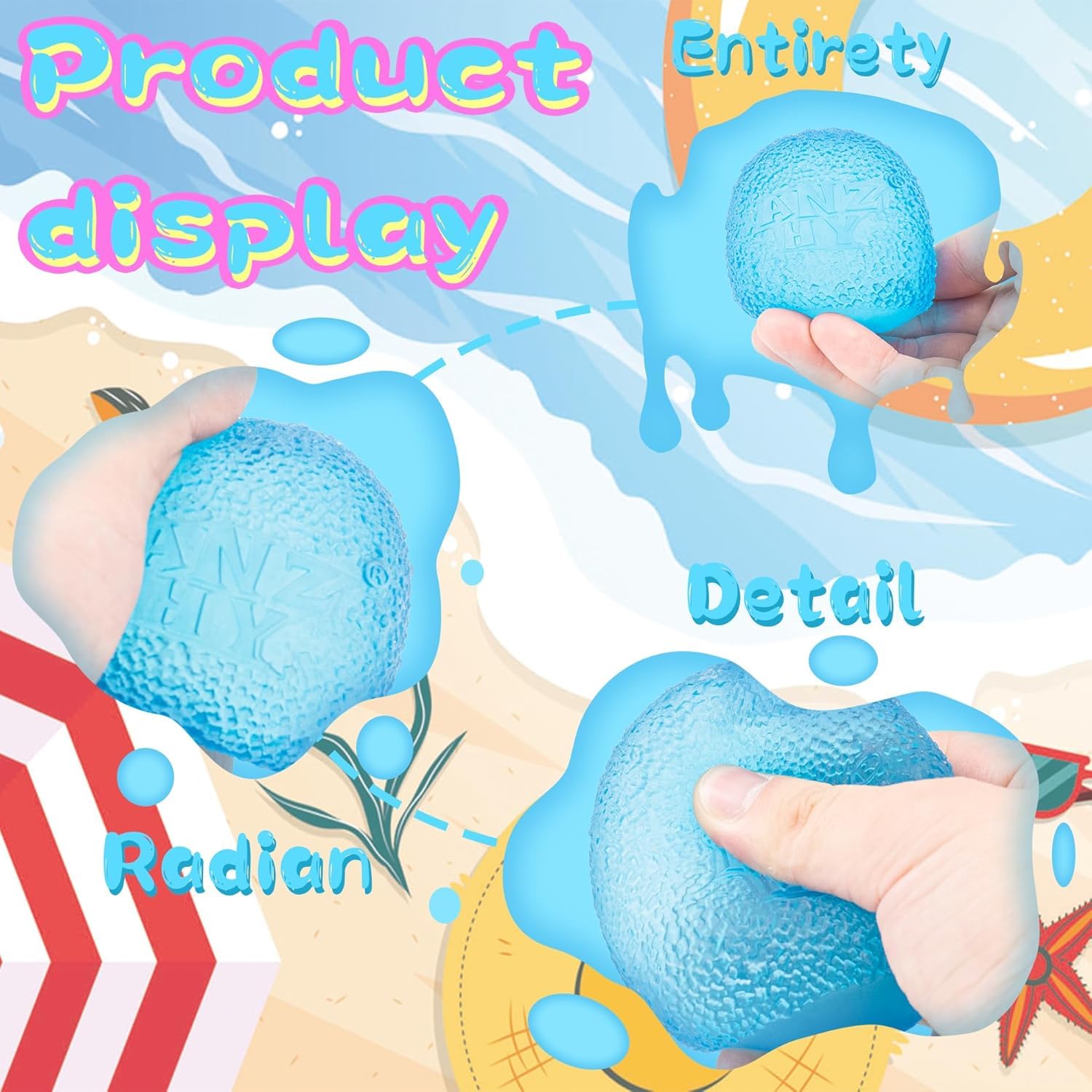 Squishy Stress Balls, Sensory Toys for Kids with Unique Needs, Fosters Creativity, Focus, and Fun, Great for Classrooms Home - Image 2