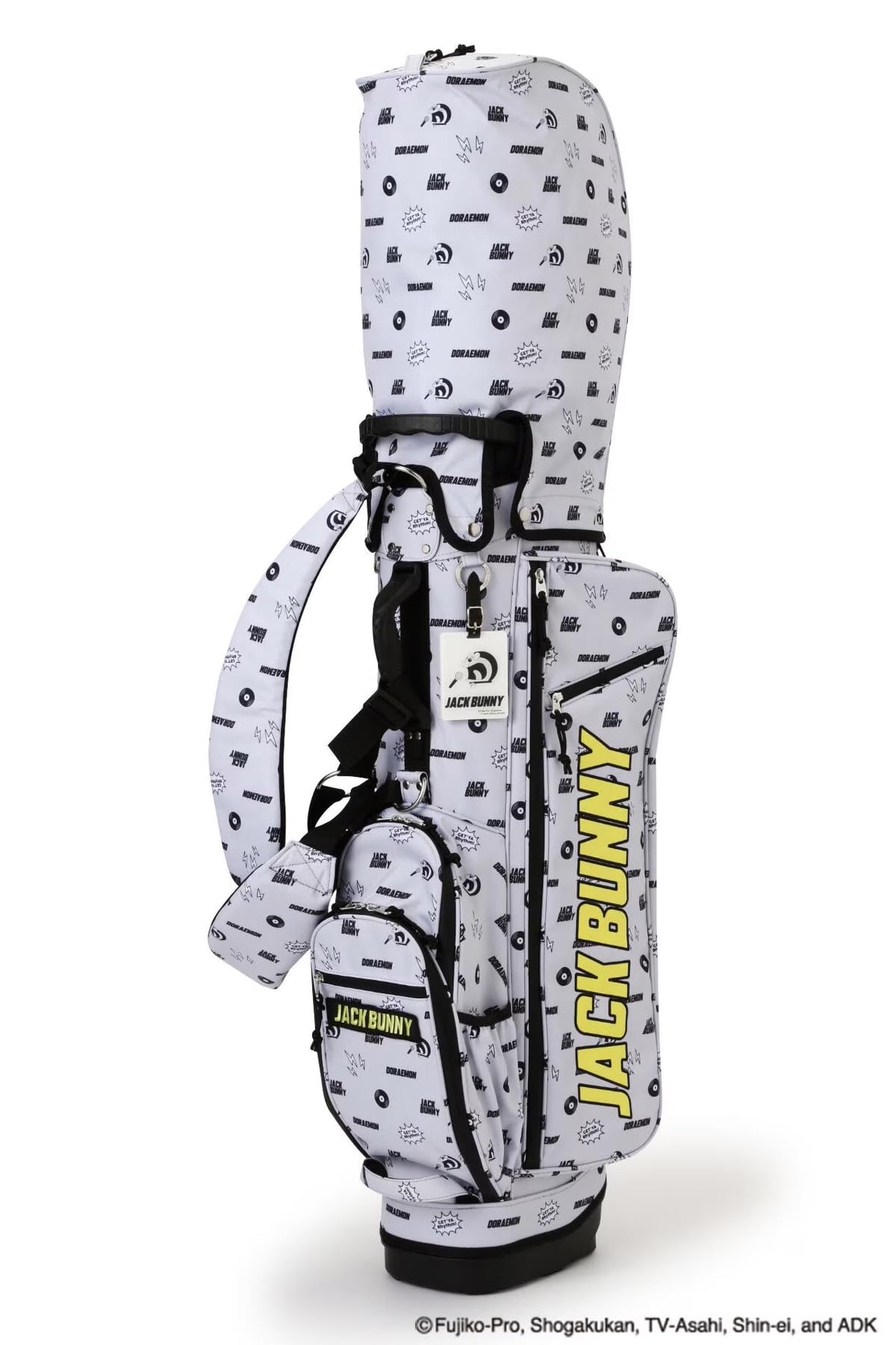 【新品未使用 】JACK BUNNY ドラえもん総柄 ゴルフキャディバッグ Jack Bunny!! ジャックバニー ドラえもん 総柄スタンドキャディ