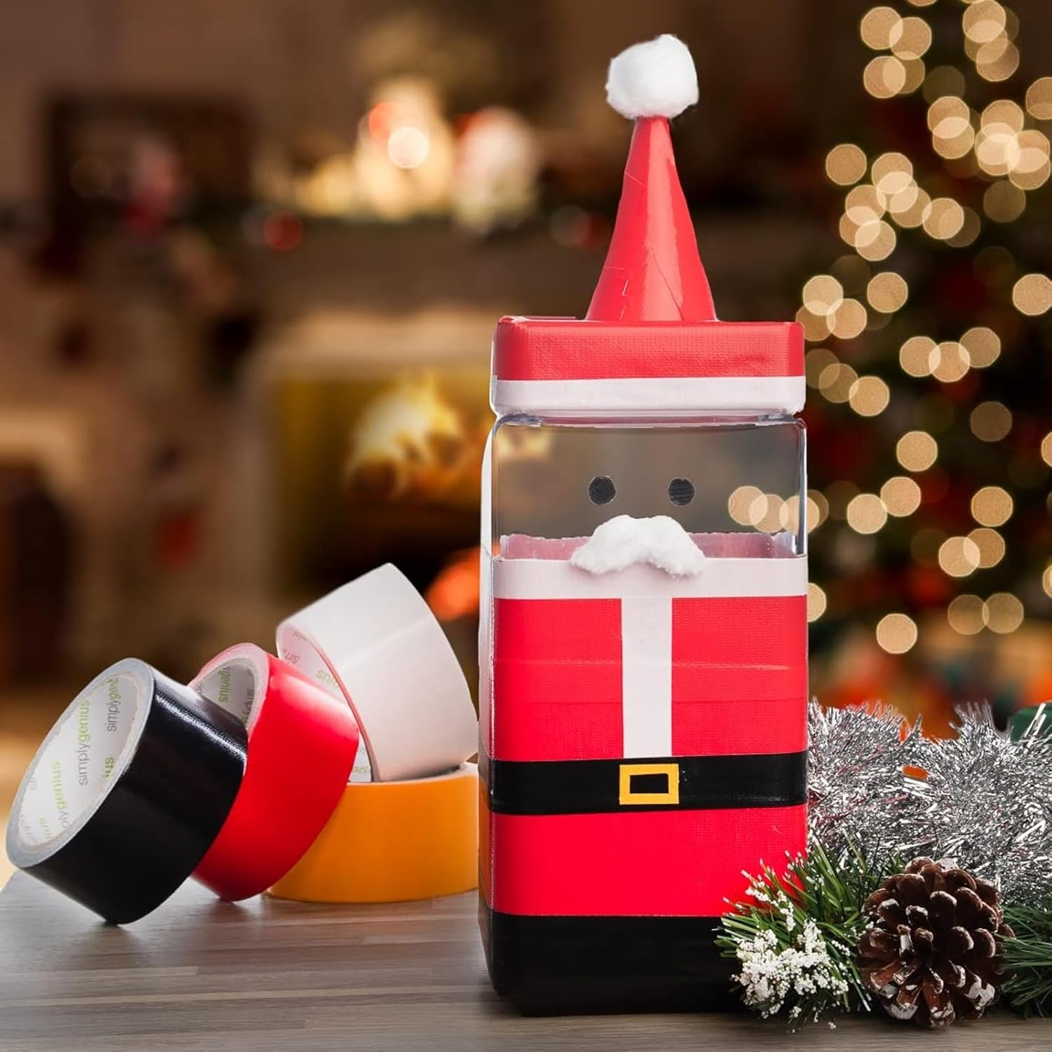 Simply Genius 36-Pack Duct Tape - 1.88 in x 10 Yd, Assorted Colors - Colored Craft Rolls & Decorative Tape for DIY Home Improvement & Bulk Craft Supply