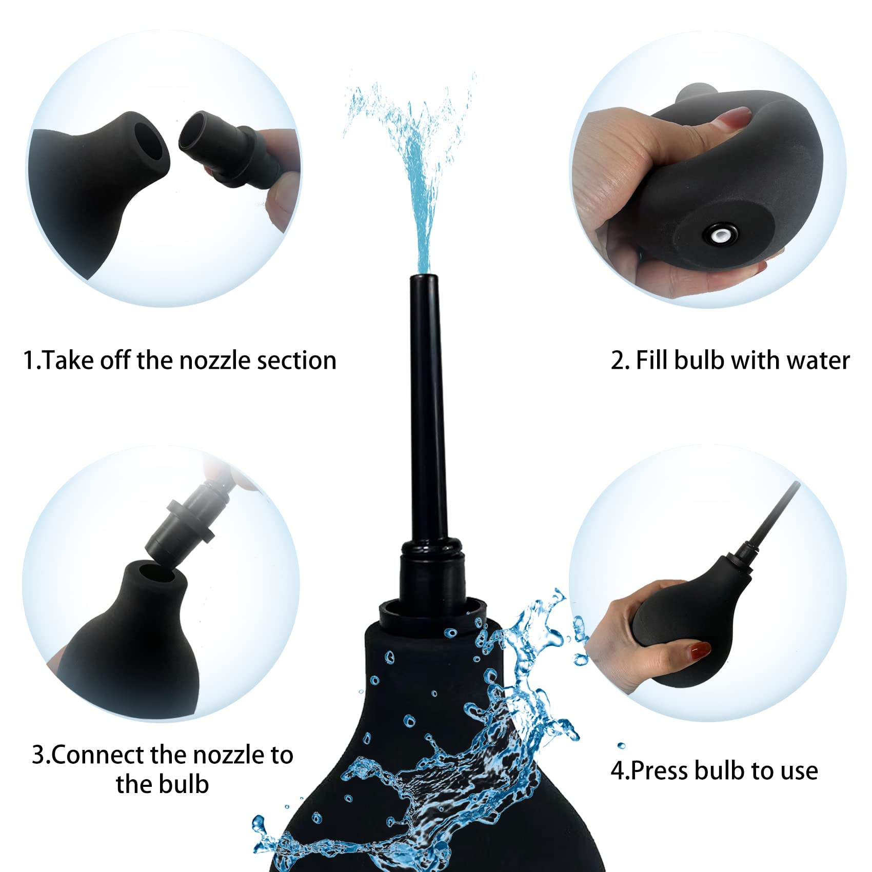 Amazon.com: JZCXword Enema Bulb Kit Douche Cleaner for Men Women