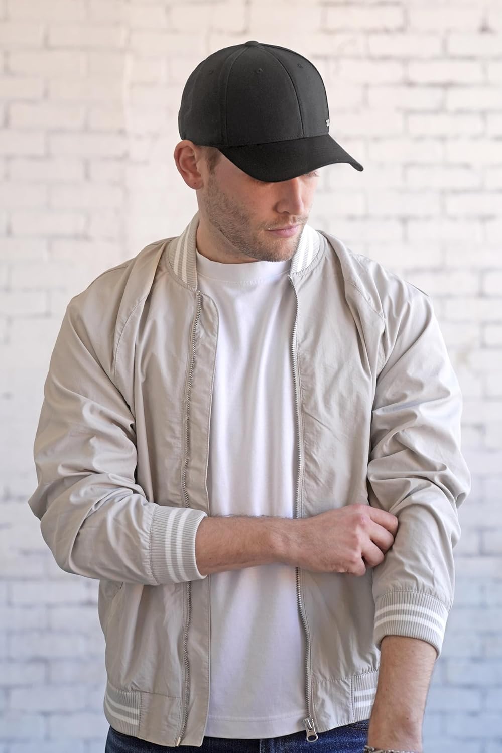 Fashion Baseball Hats for Men by King & Fifth | The Senna Baseball Cap with Low Profile & Menswear Fabric + Baseball Caps - Image 6