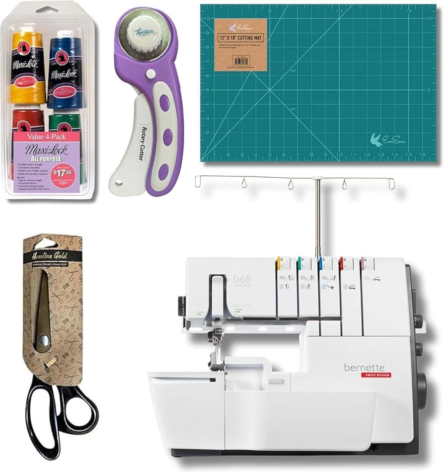 はるか Amazon.com: Bernette B68 Airlock Serger Sewing Machine