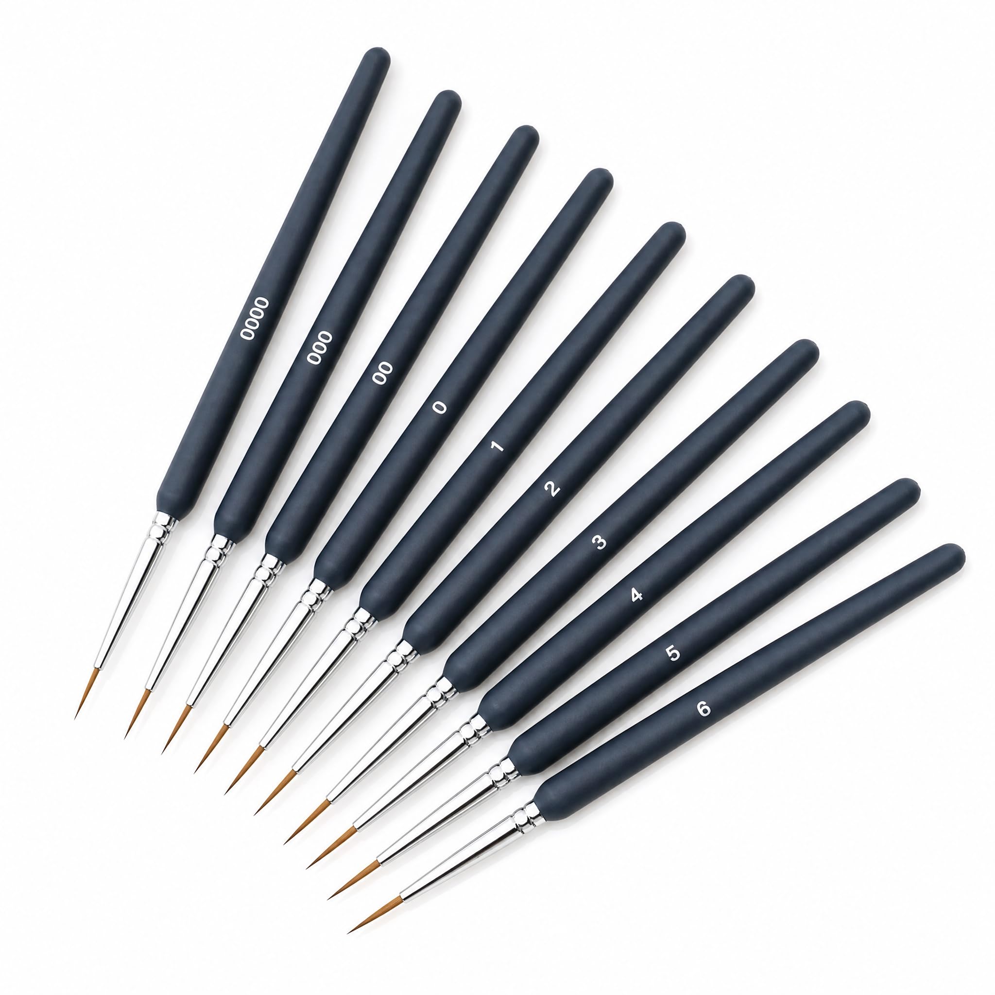 11 Pcs Fine Detail Paint Brushes, Professional Fine Tip Paint Brushes Set