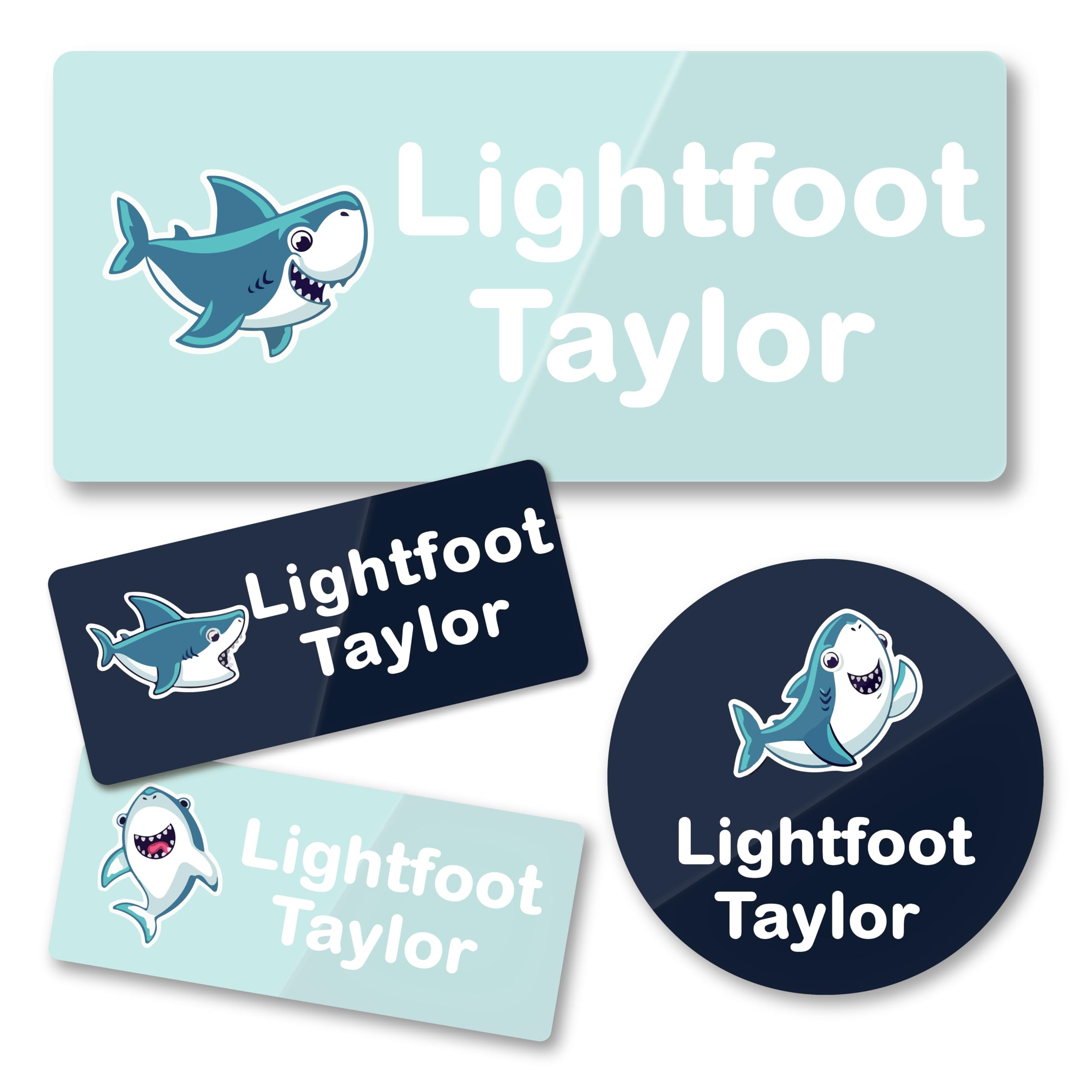Custom Stickers, Personalised Stickers Labels, Name Labels for Clothes Kids, Waterproof Name Tags for Clothes School Supplies Nursing Home, Daycare Clothing Name Customised Gift (Style 8)